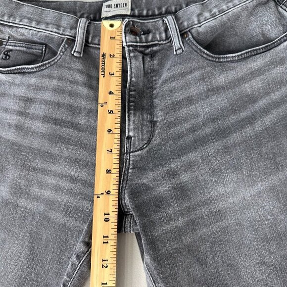 Todd Snyder 5-Pocket Jeans Mens Size 34x34 Slim Fit Gray Stretch Denim - Picture 10 of 11